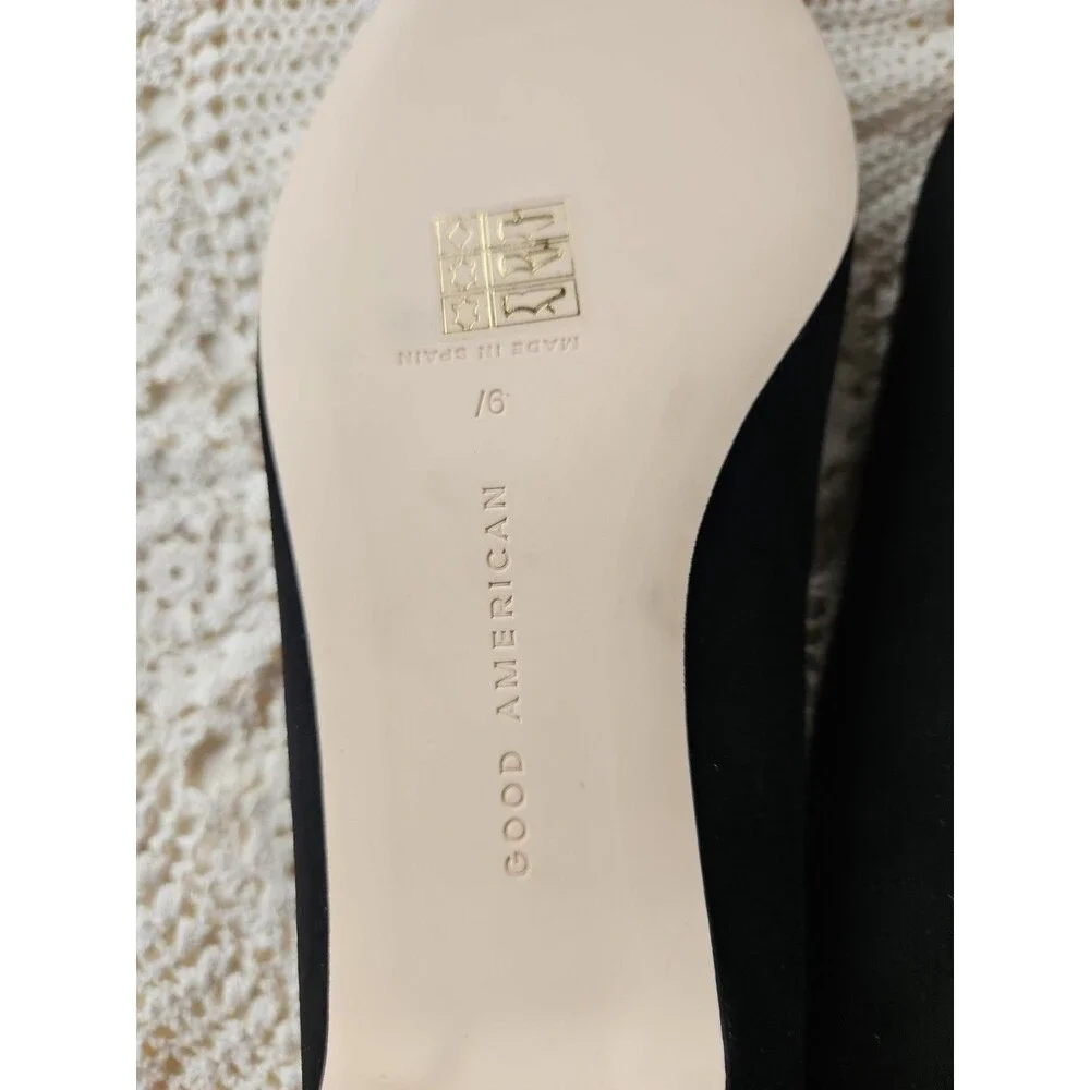 Good American Suede Pointed Toe Shoes Sz 9.5 NEW